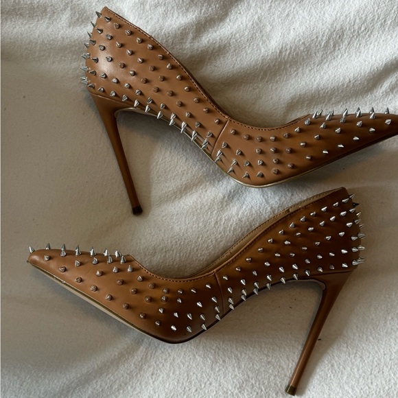 Steve Madden Vala Nude Heels - Picture 6 of 7